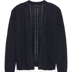 NWT Banana Republic 100% Linen Cardigan- Size Medium